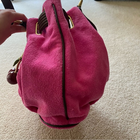 Vintage Juicy Couture Pink Velour Bag - Picture 9 of 16